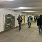 Кристалайт на станции метро 