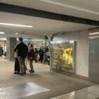 Кристалайт на станции метро 
