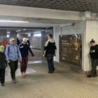 Кристалайт на станции метро 