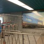 Кристалайт на станции метро 