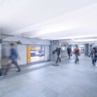 Кристалайт на станции метро 