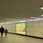 Кристалайт на станции метро 