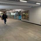 Кристалайт на станции метро 