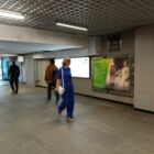 Кристалайт на станции метро 