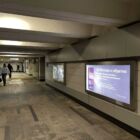 Кристалайт на станции метро 