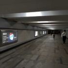 Кристалайт на станции метро 