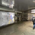 Кристалайт на станции метро 