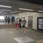 Кристалайт на станции метро 