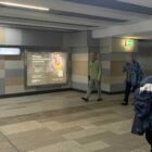 Кристалайт на станции метро 