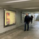 Кристалайт на станции метро 