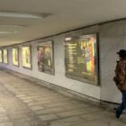 Кристалайт на станции метро 