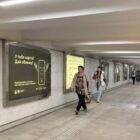 Кристалайт на станции метро 
