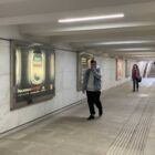Кристалайт на станции метро 