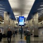 Кристалайт на станции метро 