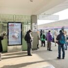 Кристалайт на станции метро 