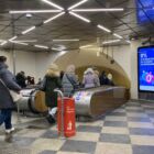 Кристалайт на станции метро 
