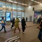 Кристалайт на станции метро 