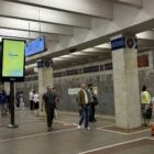 Кристалайт на станции метро 