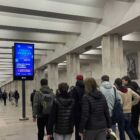 Кристалайт на станции метро 