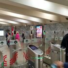 Кристалайт на станции метро 