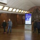 Кристалайт на станции метро 