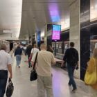 Кристалайт на станции метро 