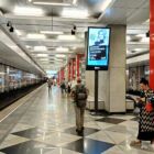 Кристалайт на станции метро 