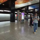Кристалайт на станции метро 
