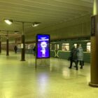 Кристалайт на станции метро 