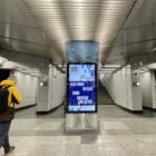 Кристалайт на станции метро 