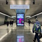 Кристалайт на станции метро 