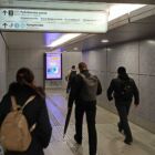 Кристалайт на станции метро 