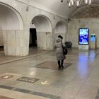 Кристалайт на станции метро 
