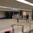 Кристалайт на станции метро 