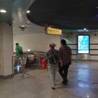 Кристалайт на станции метро 