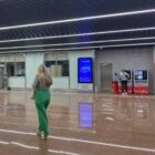 Кристалайт на станции метро 