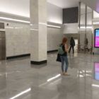 Кристалайт на станции метро 