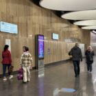 Кристалайт на станции метро 