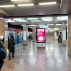 Кристалайт на станции метро 