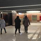 Кристалайт на станции метро 