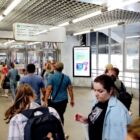 Кристалайт на станции метро 