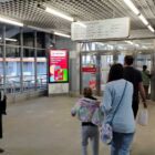 Кристалайт на станции метро 