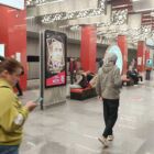 Кристалайт на станции метро 