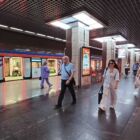 Кристалайт на станции метро 