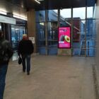 Кристалайт на станции метро 