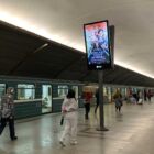 Кристалайт на станции метро 