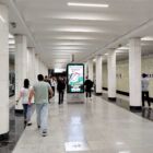 Кристалайт на станции метро 