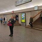 Кристалайт на станции метро 
