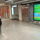 Кристалайт на станции метро 