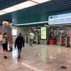Кристалайт на станции метро 